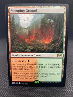 MTG Stomping Ground - Ravnica Allegiance NM/Reg English - Image 1