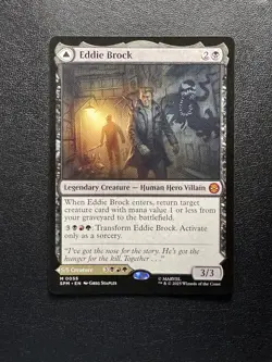Eddie Brock 55 MTG Marvel's Spider-Man Mythic Normal NM - Image 1