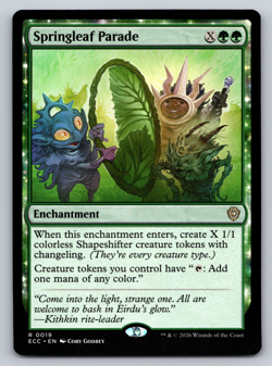 Springleaf Parade - Commander: Lorwyn Eclipsed MTG - DOE - Image 1