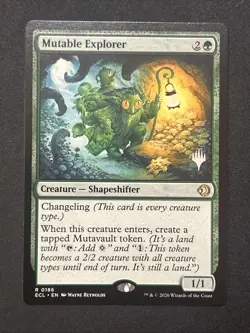 Mutable Explorer - Rare - Lorwyn Eclipsed - 0186 NM Promo Stamped - Image 1