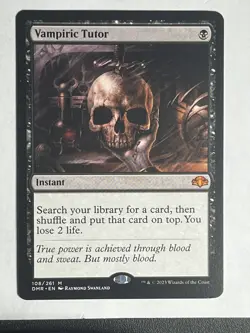 MTG - Vampiric Tutor - Dominaria Remastered- Reg En - Image 1