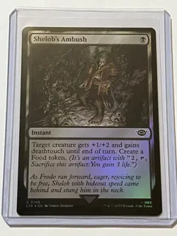 Shelob’s Ambush 108 MTG LOTR Tales of Middle Earth 2023 Mint - 9.0 + Foil - Image 1