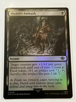 Shelob’s Ambush 108 MTG LOTR Tales of Middle Earth 2023 Mint - 9.0 + Foil - Image 2