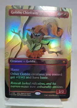 Goblin Chieftain SHOWCASE FOIL Lorywn Eclipsed MTG Magic the Gathering - Image 1