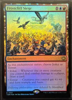 MTG Tarkir Dragonstorm Frostcliff Siege Foil (Rare) - Image 1