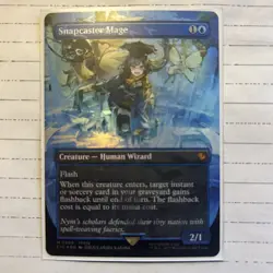 Mtg Magic Snapcaster Mage 0469 (Borderless Chocobo Track Foil) Final Fantasy - Image 1