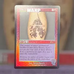 Chaos Warp Secret Lair X Brain Dead ✨Rainbow Foil✨NM MTG - Image 1