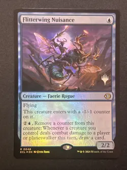 1 x Flitterwing Nuisance - Foil - Lorwyn Eclipsed - NM-Mint - MTG Promo - Image 1