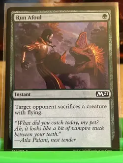 4x Run Afoul MTG Core Set 2021 (M21) NM Magic Regular - Image 1