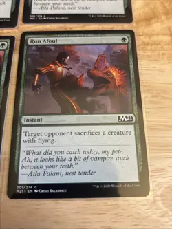 4x Run Afoul MTG Core Set 2021 (M21) NM Magic Regular - Image 3