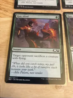 4x Run Afoul MTG Core Set 2021 (M21) NM Magic Regular - Image 4
