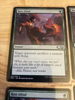 4x Run Afoul MTG Core Set 2021 (M21) NM Magic Regular - Image 5