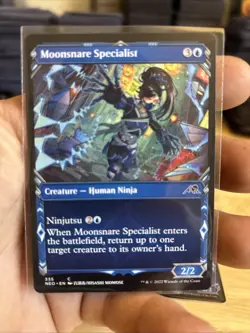 4x Moonsnare Specialist (Showcase) Kamigawa: Neon Dynasty Regular Nm - Image 1