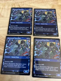 4x Moonsnare Specialist (Showcase) Kamigawa: Neon Dynasty Regular Nm - Image 2