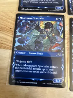 4x Moonsnare Specialist (Showcase) Kamigawa: Neon Dynasty Regular Nm - Image 3