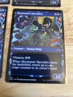 4x Moonsnare Specialist (Showcase) Kamigawa: Neon Dynasty Regular Nm - Image 4