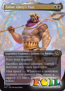Zahur Glory's Past Borderless 0370 MTG Aetherdrift Rare NP Foil - Image 1