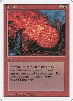 Fireball MTG NM - Revised Edition - Image 1