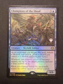 1 x Champions of the Shoal - Foil - Lorwyn Eclipsed - MTG Promo - Image 1