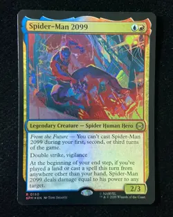 2023 Magic The Gathering MTG Marvel EN Foil R 0150 Spider-Man 2099 GAV -VE86 - Image 1