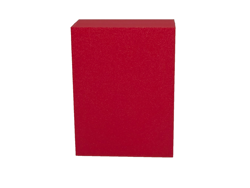 TCG Deck Box 60 Card Capacity - Solid Red - Image 1