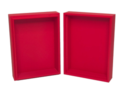 TCG Deck Box 60 Card Capacity - Solid Red - Image 2