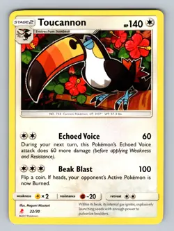 Toucannon - SM Trainer Kit: Lycanroc & Alolan Raichu (SMK1) NM - LP Pokemon TCG - Image 1