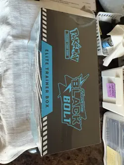 Pokemon TCG: Black Bolt ETB Elite Trainer Box Plus Promo Card Exclusive (Sealed) - Image 5