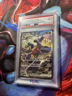 Pokemon Cards PSA 9 Mint Cynthia's Garchomp Ex SIR Destined Rivals S&V 2025 #232 - Image 2