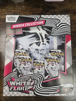 Pokemon TCG Scarlet Violet Pair White Flare And Black Bolt Binder Boxes Sealed - Image 2