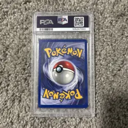 1999 POKEMON JUNGLE #55 MANKEY PSA 8 - Image 2