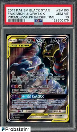 2019 Pokemon SM Black Star Promo #SM193 Garchomp & Giratina Gx PSA 10 GEM MINT - Image 1