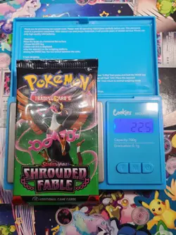 Very Heavy!! 22.5g Pokemon TCG SHROUDED FABLE 🔥 Booster Pack New Sealed - Image 1