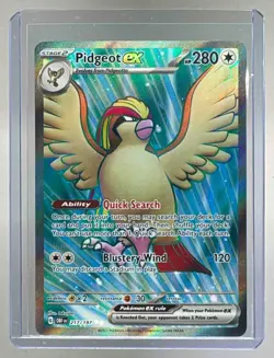 Pidgeot ex 2023 Pokemon Scarlet Violet Obsidian Flames - OBF EN #217 - Image 1