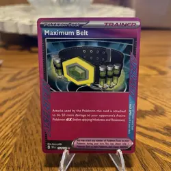 Pokemon Maximum Belt 154/162 SV05: Temporal Forces Holo - Image 1