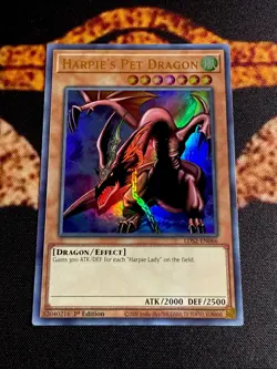 🔥YUGIOH • HARPIE’S PET DRAGON • ULTRA RARE • LDS2-EN066 • 1st EDITION • VLP🔥 - Image 2