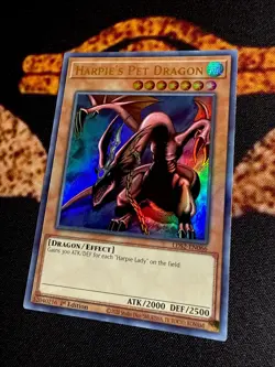 🔥YUGIOH • HARPIE’S PET DRAGON • ULTRA RARE • LDS2-EN066 • 1st EDITION • VLP🔥 - Image 3