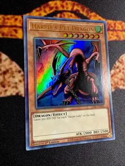 🔥YUGIOH • HARPIE’S PET DRAGON • ULTRA RARE • LDS2-EN066 • 1st EDITION • VLP🔥 - Image 4