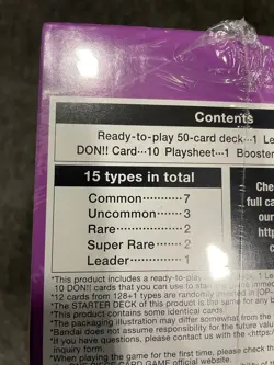 One Piece Game Starter Deck ST-26 Purple/Black Monkey D. Luffy, Box of 6, Wear - Image 5