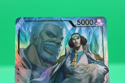 One Piece Series 12 Legacy Of The Master Kuzan Alternate Art OP12-040, Leader!!! - Image 2