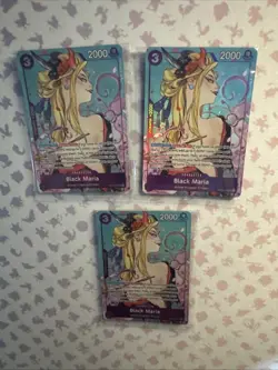 One Piece Black Maria (illustration Box Vol.2) SR OP08-074 Promo Sealed! X3! - Image 1