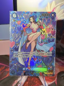 One Piece TCG OP07-051 Boa Hancock SP SR Japanese Alt Art Near Mint - Image 1