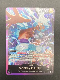 Monkey.D.Luffy - OP09-061 - Leader - ST26 - English - Near Mint - One Piece CCG - Image 1