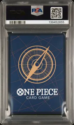 2025 ONE PIECE OP13-3RD ANNIVERSARY-SILVER #004 SHANKS PSA 10 - Image 2