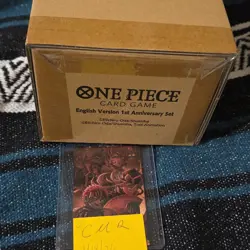 Bandai One Piece Card Game English 1st Anniversary Set Sealed Box - Image 1