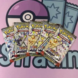 Pokemon Prismatic Evolutions Booster Pack - 10 Cards/Pack - Random Art - SEALED - Image 1