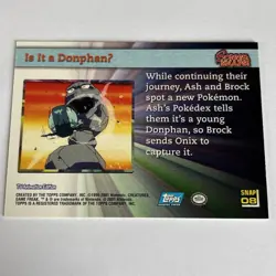 Pokemon Card - Is It a DonphanU Snap08 - Screen Snaps! - Topps Johto - Image 2