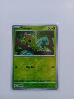 Caterpie 001/159 Reverse Holo Journey Together Pokemon NM Pokemon Card - Image 1