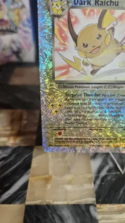 Pokemon TCG Dark Raichu 7/110 Rare Non-Holo Card, Legendary Collection - Image 4