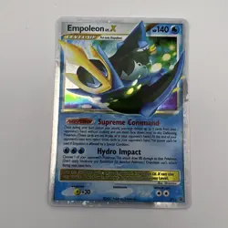 Pokemon TCG Empoleon LV.X Black Star Promotional Holo Card DP11 T4406 - Image 1